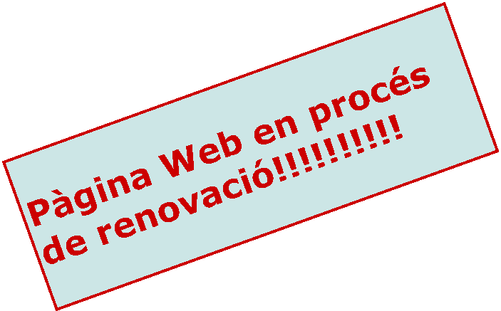 Cuadro de texto: Pgina Web en procs de renovaci!!!!!!!!!!