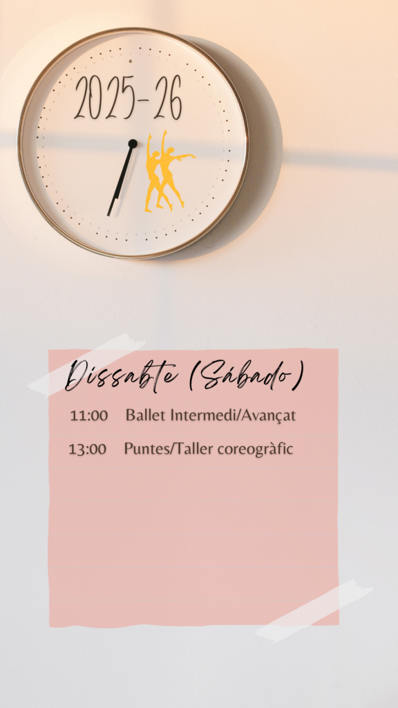 horari dissabte